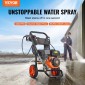 VEVOR Gas Pressure Washer, 3400 PSI 2,6 GPM, Gas powered Pressure Washer 10L/min with aluminium Pump, Spray Gun and Extension Wand, 5 Nozzle set, for Cars, Fences, Homes, Driveways, Patios, Vertical