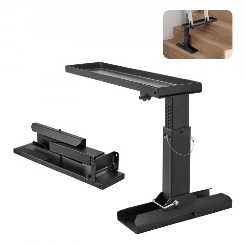 VEVOR Ladder Levler, 23,4 L x 11,4-18 in H επιφάνεια στήριξης, Εργαλείο ισοπέδωσης σκάλας από χάλυβα, πτυσσόμενη χοάνη, σταθεροποιητής σκάλας σκάλας Εύκολο στη χρήση, Αξεσουάρ επέκτασης σκάλας για ανώμαλο έδαφος
