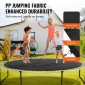 VEVOR Ανταλλακτικό πατάκι τραμπολίνου, Jumping Mat ταιριάζει σε πλαίσιο 12 ποδιών, Universal Jumping Mat για στρογγυλό τραμπολίνο 12 ποδών, Ενίσχυση ανθεκτικό στην υπεριώδη ακτινοβολία χαλάκι με ελατήριο & ανθεκτικοί δακτύλιοι V, προσαρμογή σε μήκος ε
