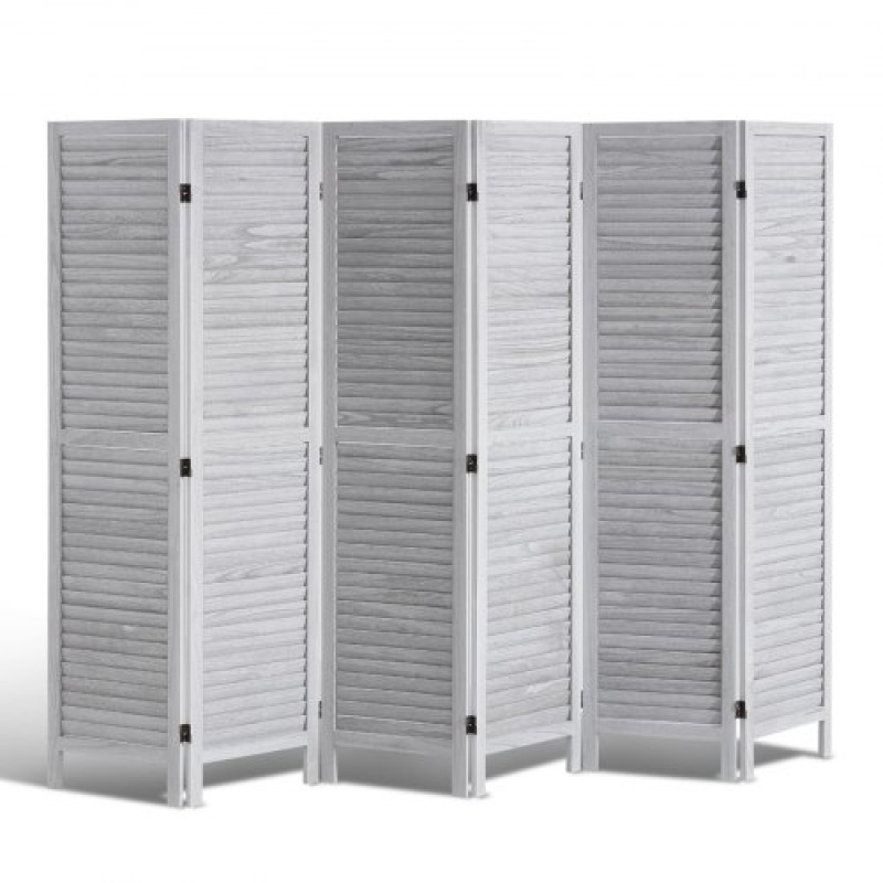 VEVOR Wood Room Divider, Ξύλινη αναδιπλούμενη οθόνη απορρήτου 6 πάνελ, 66,9 ιντσών ψηλό Ξύλινο χώρισμα εσωτερικού χώρου, φορητή οθόνη διακόσμησης, για διαχωρισμό δωματίων, σπίτι, γραφείο, εστιατόριο και υπνοδωμάτιο