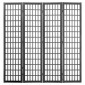 VEVOR Room Divider, 4 Panel Japanese Room Divider, Wood folding Privacy Screen Indoor, Japanese Partition Dividers Φορητές διακοσμητικές οθόνες, για διαχωρισμό δωματίων Home Office Εστιατόριο & Υπνοδωμάτιο