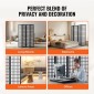 VEVOR Room Divider, 4 Panel Japanese Room Divider, Wood folding Privacy Screen Indoor, Japanese Partition Dividers Φορητές διακοσμητικές οθόνες, για διαχωρισμό δωματίων Home Office Εστιατόριο & Υπνοδωμάτιο