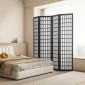 VEVOR Room Divider, 4 Panel Japanese Room Divider, Wood folding Privacy Screen Indoor, Japanese Partition Dividers Φορητές διακοσμητικές οθόνες, για διαχωρισμό δωματίων Home Office Εστιατόριο & Υπνοδωμάτιο
