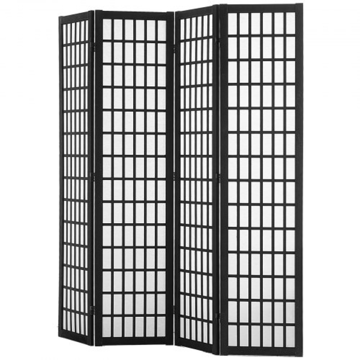 VEVOR Room Divider, 4 Panel Japanese Room Divider, Wood folding Privacy Screen Indoor, Japanese Partition Dividers Φορητές διακοσμητικές οθόνες, για διαχωρισμό δωματίων Home Office Εστιατόριο & Υπνοδωμάτιο