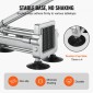 Κόφτης τηγανιτών VEVOR, Κόφτης πατάτας με λεπίδες από ανοξείδωτο χάλυβα 1/2 ίντσας και 3/8 ιντσών, Χειροκίνητος κόφτης πατάτας με βεντούζες, Εξαιρετικός για πατάτες, τηγανιτές πατάτες, αγγούρι, λαχανικά, καρότο