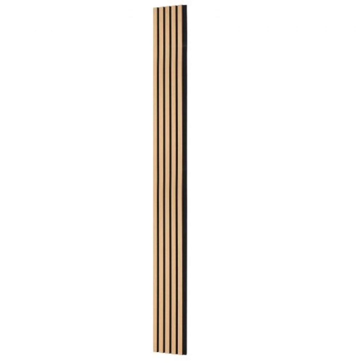 Ακουστικά πάνελ VEVOR Wood Slat, 7,9 x 94,5 ίντσες, ξύλινα πάνελ τοίχου MDF Accent για μοντέρνα εσωτερική διακόσμηση τοίχων, πάνελ τοίχου από ψεύτικο ξύλο για μείωση θορύβου, ανοιχτόχρωμη δρυς