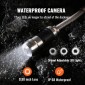 VEVOR Sewer Camera, 165 ft/50 m, 7" Screen Pipeline Inspection Camera με λειτουργία DVR, αδιάβροχη κάμερα IP68, ρυθμιζόμενη LED 12 τμχ, με κάρτα SD 16 GB για γραμμή αποχέτευσης, υδραυλικές εγκαταστάσεις σωλήνων αποστράγγισης