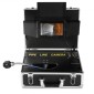 VEVOR Sewer Camera, 165 ft/50 m, 7" Screen Pipeline Inspection Camera με λειτουργία DVR, αδιάβροχη κάμερα IP68, ρυθμιζόμενη LED 12 τμχ, με κάρτα SD 16 GB για γραμμή αποχέτευσης, υδραυλικές εγκαταστάσεις σωλήνων αποστράγγισης