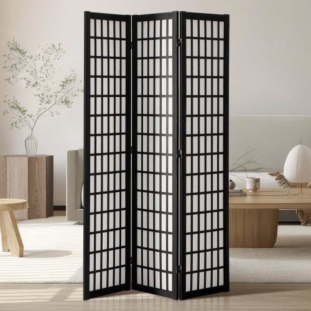 VEVOR Room Divider, 3 Panel Japanese Room Divider, Wood folding Privacy Screen Indoor, Japanese Partition Dividers Φορητές διακοσμητικές οθόνες, για Διαχωρισμό Δωματίων Οικιακό Εστιατόριο & Υπνοδωμάτιο