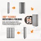 VEVOR Room Divider, 3 Panel Japanese Room Divider, Wood folding Privacy Screen Indoor, Japanese Partition Dividers Φορητές διακοσμητικές οθόνες, για Διαχωρισμό Δωματίων Οικιακό Εστιατόριο & Υπνοδωμάτιο