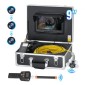 VEVOR Sewer Camera με 512Hz Locator, 165 ft/50 m, Drain Inspection Camera 9" με αυτοεπιπεδούμενη, 36X Zoom, Υδραυλική κάμερα με φώτα-12 LED, κάρτα 32GB, IP68 Waterproof Snake Camera for Duct Pipe