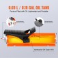 VEVOR 689 bar (10.000 PSI) Air Hydraulic Pump, 0,7 L (0,18 Gal) Reservoir, NPT 9,5mm (3/8 In) Oil Outlet, NPT 6,4mm (1/4 In), Metal Shell Air Actuated Treadle Foot Pump, for Preciment Equimental Machine