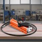 VEVOR 689 bar (10.000 PSI) Air Hydraulic Pump, 0,7 L (0,18 Gal) Reservoir, NPT 9,5mm (3/8 In) Oil Outlet, NPT 6,4mm (1/4 In), Metal Shell Air Actuated Treadle Foot Pump, for Preciment Equimental Machine