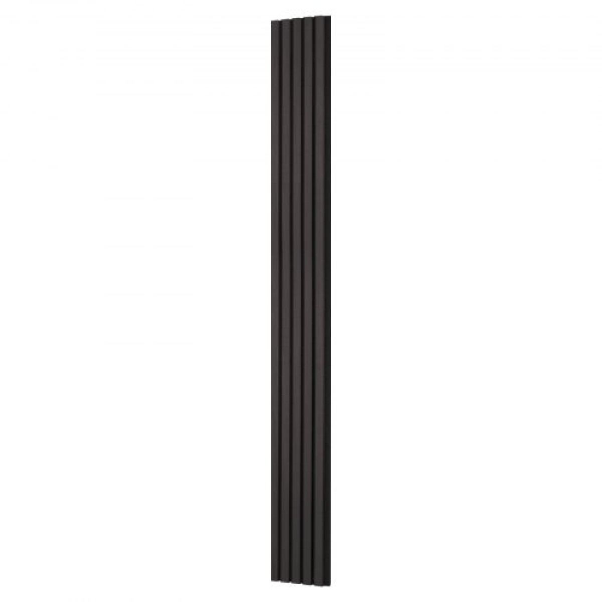 Ακουστικά πάνελ VEVOR Wood Slat, 7,9 x 94,5 ίντσες, ξύλινα πάνελ τοίχου MDF Accent για μοντέρνα εσωτερική διακόσμηση τοίχων, πάνελ τοίχου από ψεύτικο ξύλο για μείωση θορύβου, μαύρη βελανιδιά