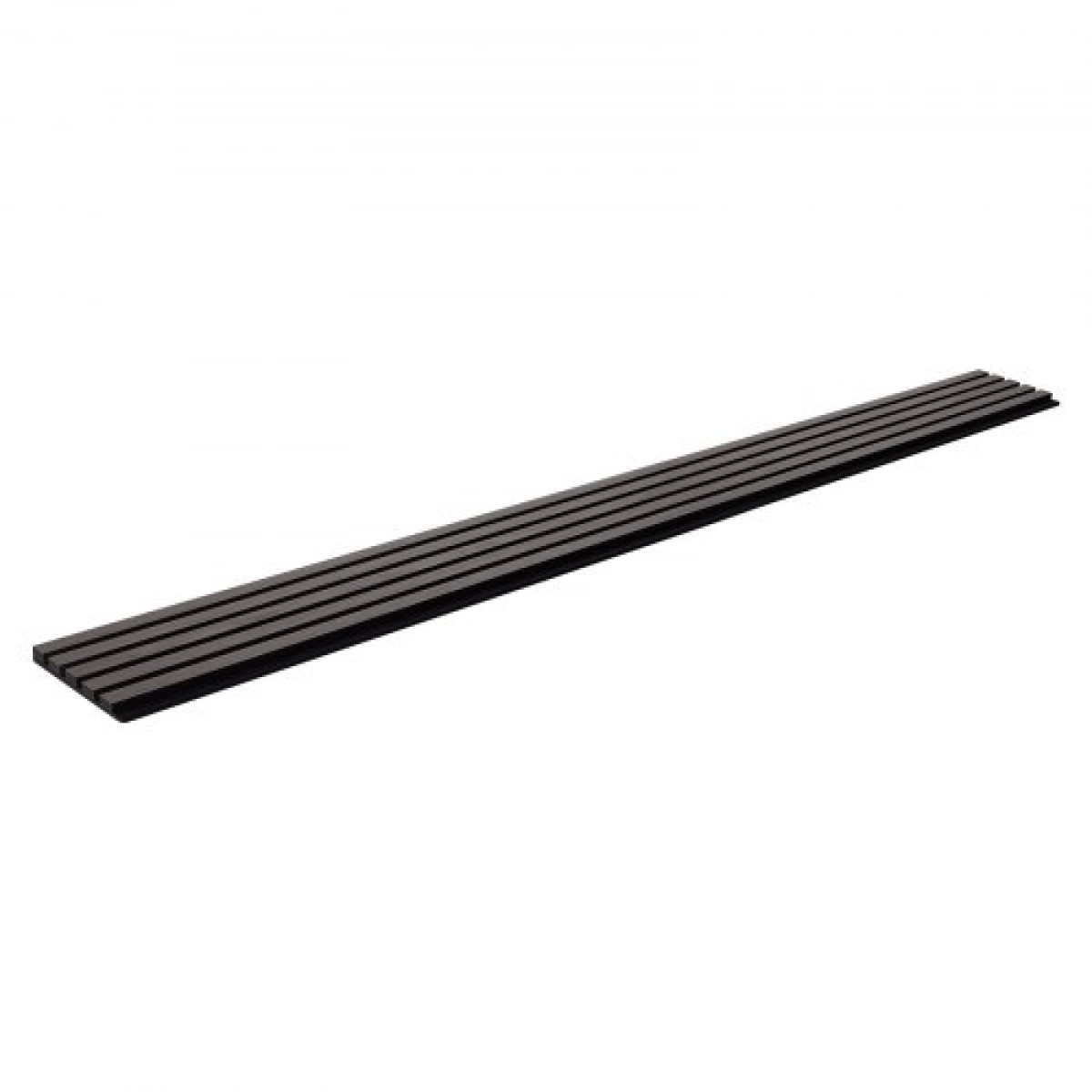 Ακουστικά πάνελ VEVOR Wood Slat, 7,9 x 94,5 ίντσες, ξύλινα πάνελ τοίχου MDF Accent για μοντέρνα εσωτερική διακόσμηση τοίχων, πάνελ τοίχου από ψεύτικο ξύλο για μείωση θορύβου, μαύρη βελανιδιά