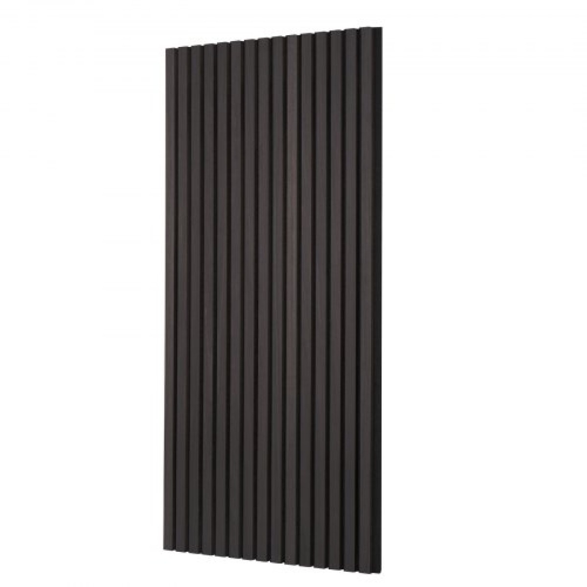 Ακουστικά πάνελ VEVOR Wood Slat, 23,6 x 47,2 ιντσών, ξύλινα πάνελ τοίχου MDF Accent για μοντέρνα εσωτερική διακόσμηση τοίχων, πάνελ τοίχου από ψεύτικο ξύλο για μείωση θορύβου, μαύρη δρυς