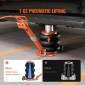 VEVOR Air Jack, 3 Ton/6600 lbs, 1-6S πνευματικός γρύλος ανύψωσης με ψηλή στήλη & ρυθμιζόμενη λαβή, συμπαγής, εύκολος στην ανύψωση και εξοικονόμηση χώρου με παχύ λαστιχένιο μαξιλαράκι, κατάλληλος για Sedan, SUV, Pickup Truck