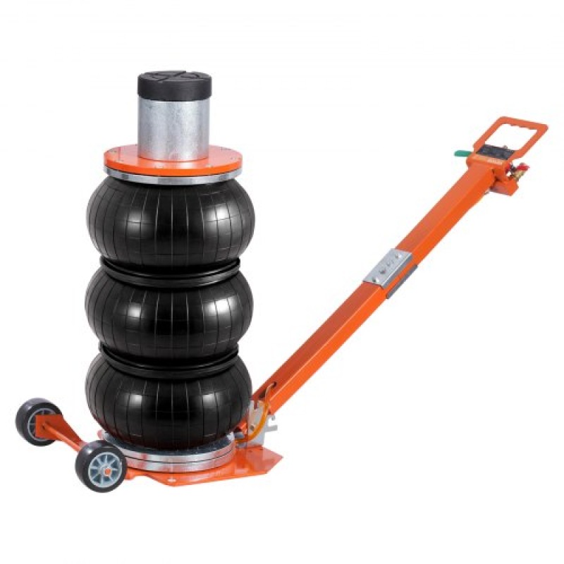 VEVOR Air Jack, 3 Ton/6600 lbs, 1-6S πνευματικός γρύλος ανύψωσης με ψηλή στήλη & ρυθμιζόμενη λαβή, συμπαγής, εύκολος στην ανύψωση και εξοικονόμηση χώρου με παχύ λαστιχένιο μαξιλαράκι, κατάλληλος για Sedan, SUV, Pickup Truck