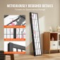 VEVOR Room Divider, Ιαπωνική οθόνη διαιρέτη δωματίων 4 πάνελ, Ξύλινη αναδιπλούμενη οθόνη ιδιωτικότητας εσωτερικού χώρου, ιαπωνικό χώρισμα φορητά διακοσμητικά διαχωριστικά, για διαχωρισμό δωματίων Home Office Εστιατόριο & Υπνοδωμάτιο
