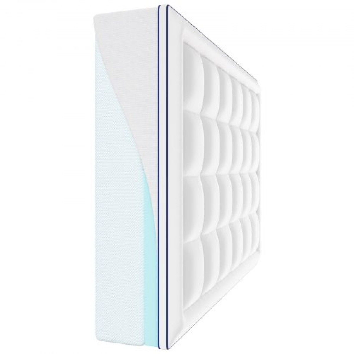 VEVOR Topper στρώματος Premium Memory Fiber Fill Queen 76,2 mm Πάχος 1524x2032x76,2 mm