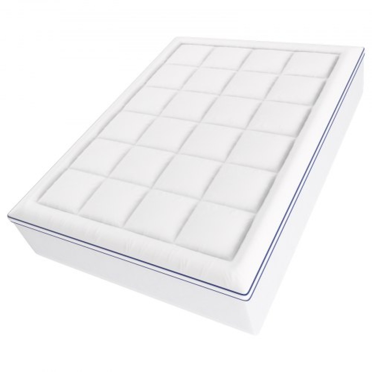 VEVOR Topper στρώματος Premium Memory Fiber Fill Queen 76,2 mm Πάχος 1524x2032x76,2 mm