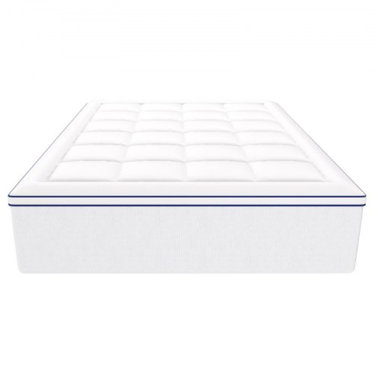 VEVOR Topper στρώματος Premium Memory Fiber Fill Queen 76,2 mm Πάχος 1524x2032x76,2 mm