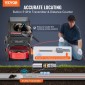 VEVOR Sewer Camera, 165 ft/50m, Αυτοεπιπεδούμενη κάμερα αποστράγγισης με οθόνη αφής 10,1", πομπός 512 Hz & μετρητής απόστασης, IP67 Snake υδραυλική κάμερα με φώτα-12 LED, κάρτα 32 GB για σωλήνα αγωγού