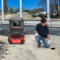 VEVOR Sewer Camera, 165 ft/50m, Αυτοεπιπεδούμενη κάμερα αποστράγγισης με οθόνη αφής 10,1", πομπός 512 Hz & μετρητής απόστασης, IP67 Snake υδραυλική κάμερα με φώτα-12 LED, κάρτα 32 GB για σωλήνα αγωγού