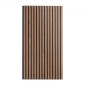 Ακουστικά πάνελ VEVOR Wood Slat, 23,6 x 47,2 ιντσών, ξύλινα πάνελ τοίχου MDF για μοντέρνο εσωτερικό τοίχο, πάνελ τοίχου από ψεύτικο ξύλο για κομψή διακόσμηση και μείωση θορύβου, καρυδιά