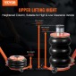 VEVOR Air Jack, 5 Ton/11000 lbs, Πνευματικός γρύλος ανύψωσης 4-10 S με ψηλή στήλη & ρυθμιζόμενη λαβή, γρύλος εύκολος στην ανύψωση & εξοικονόμηση χώρου με παχύ λαστιχένιο μαξιλαράκι, ταιριάζει για Sedan, SUV, φορτηγό pickup