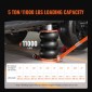 VEVOR Air Jack, 5 Ton/11000 lbs, Πνευματικός γρύλος ανύψωσης 4-10 S με ψηλή στήλη & ρυθμιζόμενη λαβή, γρύλος εύκολος στην ανύψωση & εξοικονόμηση χώρου με παχύ λαστιχένιο μαξιλαράκι, ταιριάζει για Sedan, SUV, φορτηγό pickup
