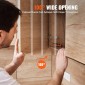 Μεντεσέδες ντουλαπιού VEVOR, 50 πακέτα Πλήρης επικάλυψη Μεντεσέδες πόρτας ντουλαπιού κουζίνας, 100 μοιρών ανοίγματος άγγελος Soft Close κρυφοί μεντεσέδες ντουλαπιών για πλαίσιο + Τύπος ντουλαπιού χωρίς πλαίσιο, με βίδες στερέωσης