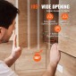 Μεντεσέδες ντουλαπιού VEVOR, 30 πακέτα Μερικής επικάλυψης Μεντεσέδες πόρτας ντουλαπιού κουζίνας, 105 μοιρών ανοίγματος άγγελος Soft Close κρυφοί μεντεσέδες ντουλαπιού για τύπο ντουλαπιού με πλαίσιο, με βίδες στερέωσης