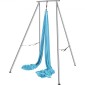 VEVOR Aerial Yoga Frame & Yoga Hammock, Professional Yoga Stand Swing ύψους 9,67 ποδιών, συνοδεύεται από εναέρια αιώρα 13,1 Yards, Μέγιστη χωρητικότητα φορτίου 551,15 lbs Εξέδρα γιόγκα για εσωτερικούς εξωτερικούς χώρους Aerial Yoga, μπλε