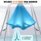 VEVOR Aerial Yoga Frame & Yoga Hammock, Professional Yoga Stand Swing ύψους 9,67 ποδιών, συνοδεύεται από εναέρια αιώρα 13,1 Yards, Μέγιστη χωρητικότητα φορτίου 551,15 lbs Εξέδρα γιόγκα για εσωτερικούς εξωτερικούς χώρους Aerial Yoga, μπλε