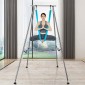 VEVOR Aerial Yoga Frame & Yoga Hammock, Professional Yoga Stand Swing ύψους 9,67 ποδιών, συνοδεύεται από εναέρια αιώρα 13,1 Yards, Μέγιστη χωρητικότητα φορτίου 551,15 lbs Εξέδρα γιόγκα για εσωτερικούς εξωτερικούς χώρους Aerial Yoga, μπλε