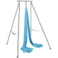VEVOR Aerial Yoga Frame & Yoga Hammock, Professional Yoga Stand Swing ύψους 9,67 ποδιών, συνοδεύεται από εναέρια αιώρα 13,1 Yards, Μέγιστη χωρητικότητα φορτίου 551,15 lbs Εξέδρα γιόγκα για εσωτερικούς εξωτερικούς χώρους Aerial Yoga, μπλε