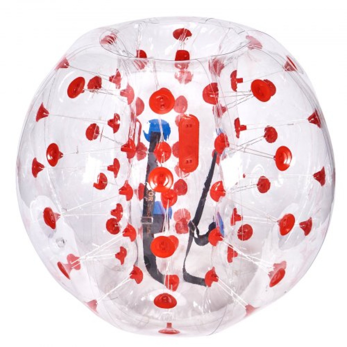 Φουσκωτή μπάλα προφυλακτήρα VEVOR 1-pack, 4FT/1,2M Body Sumo Zorb Balls για εφήβους και ενήλικες, πάχους 0,8mm PVC Human Hamster Bubble Balls για ομαδικό παιχνίδι σε εξωτερικό χώρο, παιχνίδια προφυλακτήρα Bopper για κήπο, αυλή, πάρκο