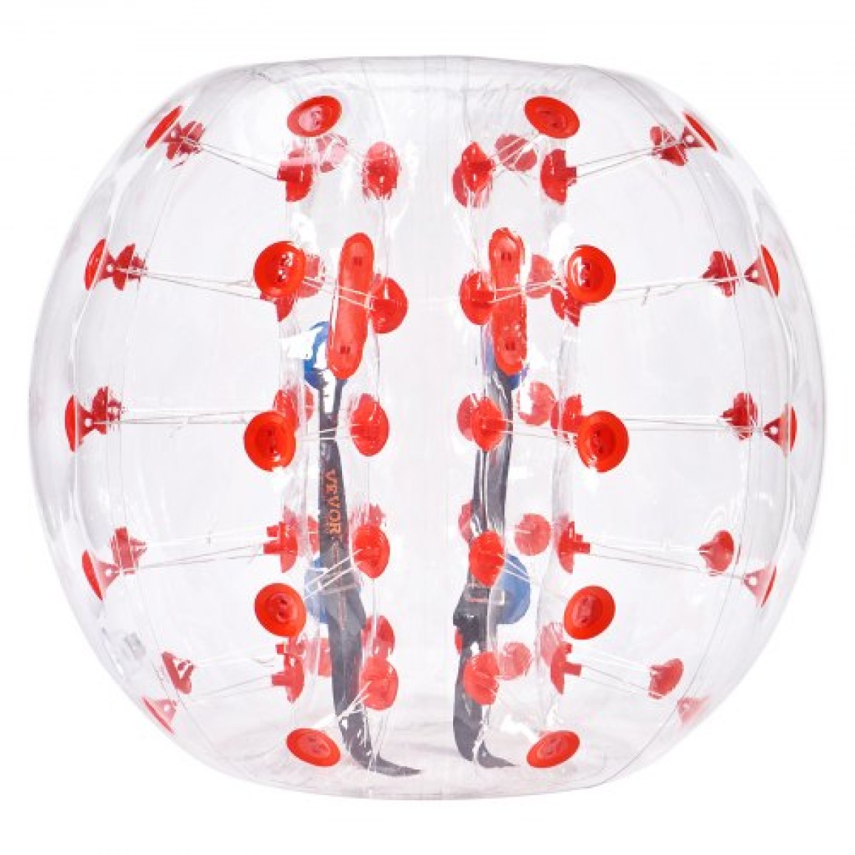 Φουσκωτή μπάλα προφυλακτήρα VEVOR 1-pack, 4FT/1,2M Body Sumo Zorb Balls για εφήβους και ενήλικες, πάχους 0,8mm PVC Human Hamster Bubble Balls για ομαδικό παιχνίδι σε εξωτερικό χώρο, παιχνίδια προφυλακτήρα Bopper για κήπο, αυλή, πάρκο