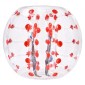Φουσκωτή μπάλα προφυλακτήρα VEVOR 1-pack, 4FT/1,2M Body Sumo Zorb Balls για εφήβους και ενήλικες, πάχους 0,8mm PVC Human Hamster Bubble Balls για ομαδικό παιχνίδι σε εξωτερικό χώρο, παιχνίδια προφυλακτήρα Bopper για κήπο, αυλή, πάρκο