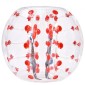 Φουσκωτή μπάλα προφυλακτήρα VEVOR 1-pack, 4FT/1,2M Body Sumo Zorb Balls για εφήβους και ενήλικες, πάχους 0,8mm PVC Human Hamster Bubble Balls για ομαδικό παιχνίδι σε εξωτερικό χώρο, παιχνίδια προφυλακτήρα Bopper για κήπο, αυλή, πάρκο