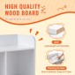 VEVOR Wood Kid Storage Cubby, Organizer αποθήκευσης παιχνιδιών με ράφι, 5-Cubby Ξύλινο ντουλάπι αποθήκευσης παιχνιδιών, Παιδικό ράφι παιχνιδιών βιβλίων για παιδικό δωμάτιο, Παιδικός χώρος, νηπιαγωγείο, νηπιαγωγείο, λευκό