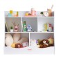 VEVOR Wood Kid Storage Cubby, Organizer αποθήκευσης παιχνιδιών με ράφι, 5-Cubby Ξύλινο ντουλάπι αποθήκευσης παιχνιδιών, Παιδικό ράφι παιχνιδιών βιβλίων για παιδικό δωμάτιο, Παιδικός χώρος, νηπιαγωγείο, νηπιαγωγείο, λευκό