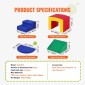 VEVOR Toddler Climbing Toys Indoor, 5 Piece Climb, Crawl and Tunnel Equipment Soft Play, Foam Climbing Toys, Kids Tunnel Maze με σκάλες και ράμπα, Εσωτερικός χώρος για παιδιά προσχολικής ηλικίας Εύκολος καθαρισμός (Ποικίλα)