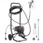 VEVOR Stand Airless Paint Sprayer, 750W 3000PSI High Efficiency Electric Airless Sprayer with Cart, Fine and ομοιόμορφο εφέ βαφής, Ψεκαστήρες χρωμάτων για έπιπλα και φράχτες εσωτερικού και εξωτερικού σπιτιού
