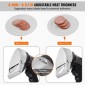 VEVOR Electric Shawarma Knife, Επαγγελματικό τουρκικό μαχαίρι για κεμπάπ 80W, Επαγγελματικός γυροσκόφτης από ανοξείδωτο ατσάλι, τεμαχιστής κρέατος Doner kebab με 2 λεπίδες, Διάμετρος λεπίδας Φ4"/100mm, Ρυθμιζόμενο πάχος 0-8mm