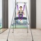VEVOR Aerial Yoga Frame & Yoga Hammock, 9,67 ft Professional Yoga Stand έρχεται με 13,1 Yards Aerial Hammock, Max 551,15 lbs Load Capacity Rig Yoga for Indoor Outdoor Aerial Yoga, μωβ