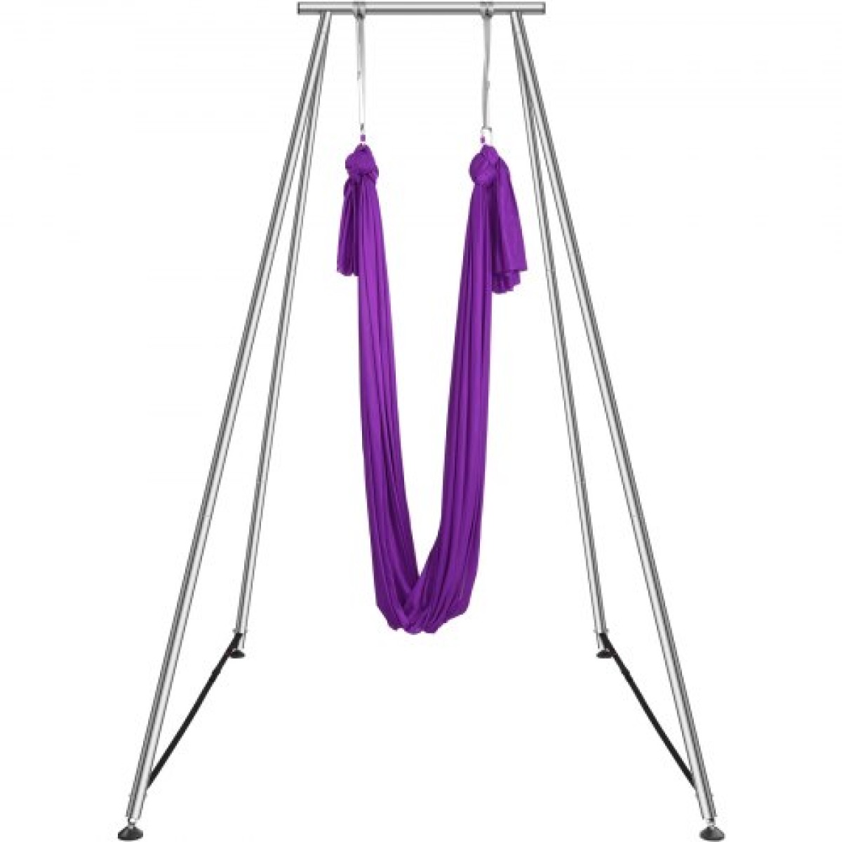 VEVOR Aerial Yoga Frame & Yoga Hammock, 9,67 ft Professional Yoga Stand έρχεται με 13,1 Yards Aerial Hammock, Max 551,15 lbs Load Capacity Rig Yoga for Indoor Outdoor Aerial Yoga, μωβ