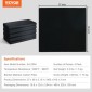 Κουβέρτα συγκόλλησης VEVOR Carbon Felt 4 Pack, 950 x 910 mm Επιβραδυντική φλόγας κουβέρτα συγκόλλησης, Έως 982℃ Σετ κουβέρτες ανθεκτικές στη θερμότητα, κομμένο μαξιλάρι συγκόλλησης με επιβραδυντικό φωτιάς από ίνες άνθρακα