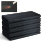 Κουβέρτα συγκόλλησης VEVOR Carbon Felt 4 Pack, 950 x 910 mm Επιβραδυντική φλόγας κουβέρτα συγκόλλησης, Έως 982℃ Σετ κουβέρτες ανθεκτικές στη θερμότητα, κομμένο μαξιλάρι συγκόλλησης με επιβραδυντικό φωτιάς από ίνες άνθρακα